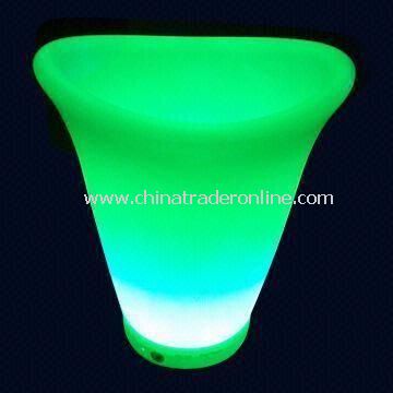 LED Ice Bucket, Made of ABS and PE, Suitable for Promotional/Gift Purposes from China