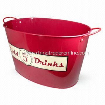 Metal Ice Bucket with 15L Capacity, OEM Orders are Welcome from China