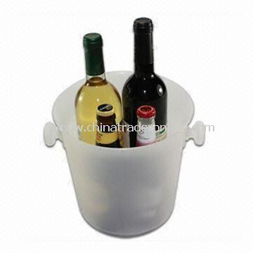 Plastic Beer Ice Bucket/Tray, Customized Designs and Logos are Accepted