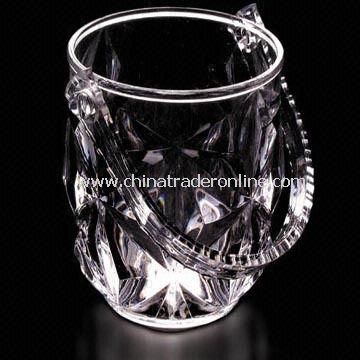 Plastic Ice Bucket, Clear Crystal Appearace from China