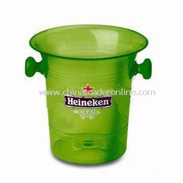 Promotional Acrylic Ice Bucket, Customized Logos and Printings are Welcome