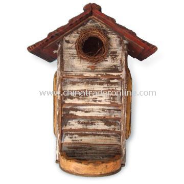 Wooden Birdhouse, Available in Size of 23 x 18 x 30cm, Suitable for Thanksgiving Decoration