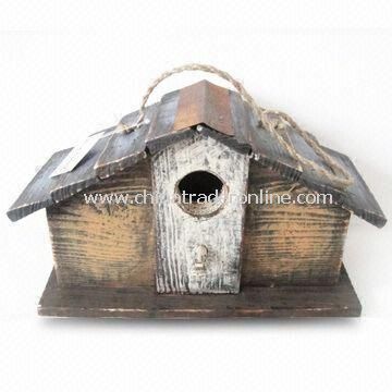 Wooden Birdhouse, Available in Size of 29 x 12 x 17cm from China