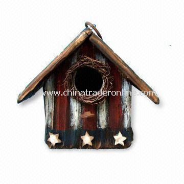 Wooden Birdhouse, for Thanksgiving or American National Day Decoration
