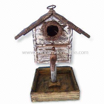 Wooden Birdhouse, Suitable for Easter Decoration, Measures 23.5 x 21 x 32.5cm from China