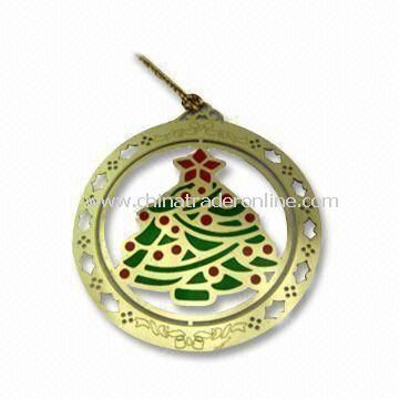 Christmas Ornament, Made of Brass, Stainless Steel, and Aluminum from China