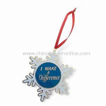 Christmas Ornament with Printed Designs, Various Styles are Available from China