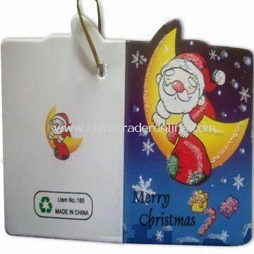 Voice Recordable Gift Card, Made of 250g White Paper, OEM Orders are Welcome from China