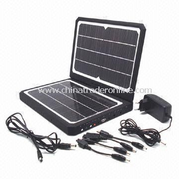 1,800mAh Mobile Phone Solar Charger, Provides Power Supply for Phone, MP3, MP4, Camera, PDA, and PSP