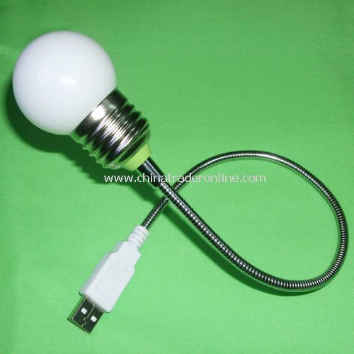 1 LED USB flexible LIGHT with SWITCH ON HEAD from China