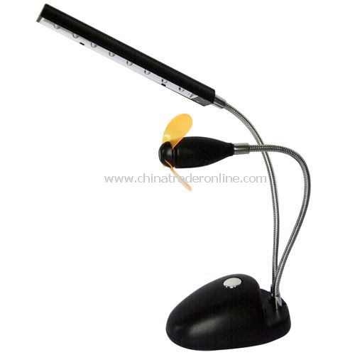 8 LED USB LIGHT and fan from China