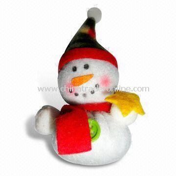 Christmas Snowman-shaped USB Flash Drive, Ideal for Christmas Gifts from China