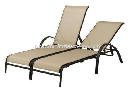 Garden Furniture Aluminum Outdoor Double Chaise Lounge