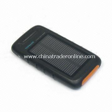 Mini Solar Charger with Li-Pol Backup Battery and 2,800mAh Capacity from China