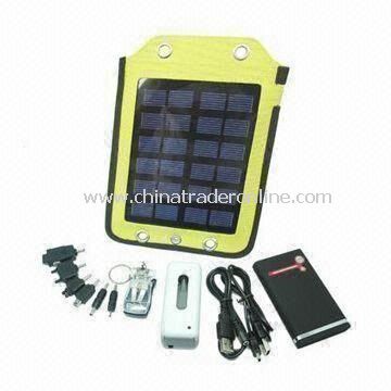 Novelty Design Solar Power Charger, Fits for MP3 and MP4 Player, Convenient to Take Along from China