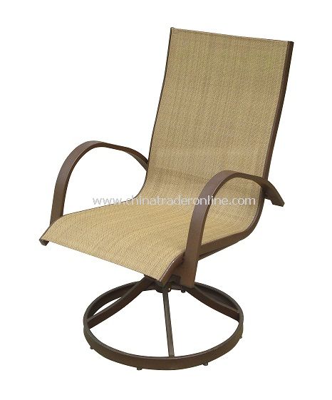 Outdoor Furniture Garden Sling Swivel Chair