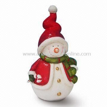 Paper Mache Snowman Christmas Decoration, Customized Shapes are Welcome