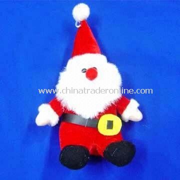 Santa Claus-shaped Plush Toy, Available in Various Designs and Sizes