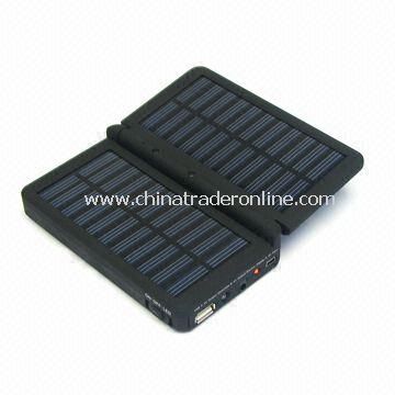 Solar Chargers, Mini, 3-in-1, Li-pol Backup Battery Station Supply with 2,400mAh Capacity