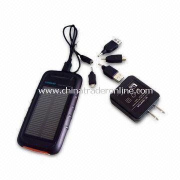 Solar Charger for Camera, PDA, MP3, MP4 Player, DV, PMP, PSP, GPS, and Emergency System from China