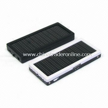 Solar Chargers with 1,350mAh/3.7V Capacity, 5.0 to 5.5V DC Input Voltage
