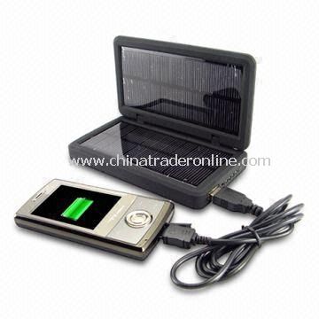 Solar Power Charger, Measures 94 x 44 x 10mm, Available in Various Colors from China