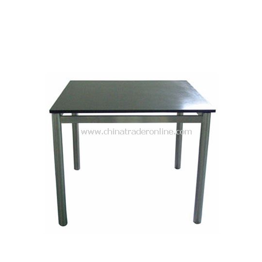 Stainless steel Table 92*92  cm with Granite Top from China