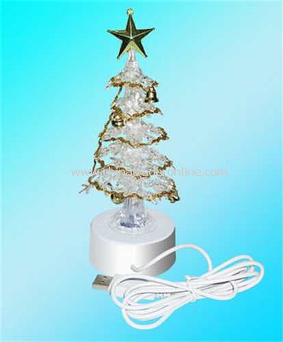 USB 7 color christmas tree from China