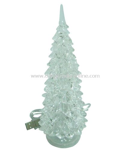 USB 7 COLOR CRYSTAL CHRISTMAS TREE