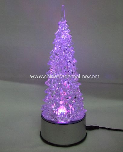 USB 7 color crystal turn tree from China