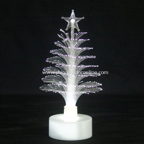 USB 7 color fiber tree with top star