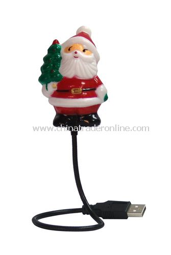 USB 7 Color Santa Claus Flexible Wire