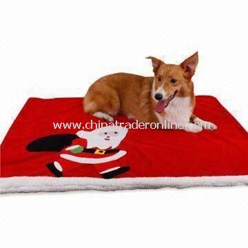 Xmas Pet Mat with Snowman, Measuring 100 x 70cm from China