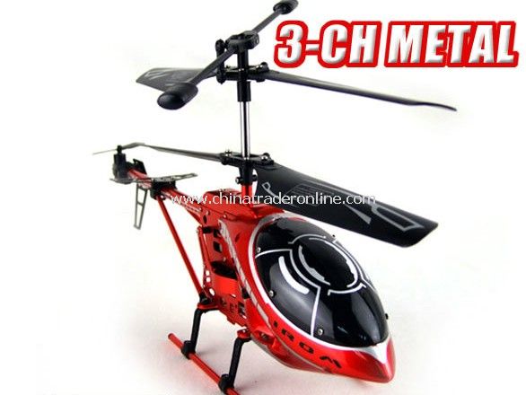 3-CH RC helicopter with gyro with alloy box package