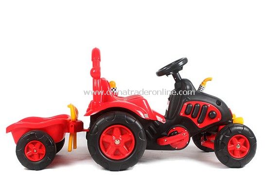 battery operated ride on tractor