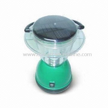 Camping Lantern with 1.1W Solar Power and ABS Plastic Lamp Housing