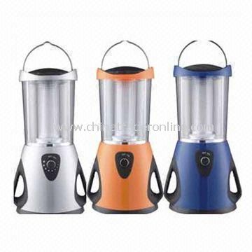 Camping Lanterns with Solar Panel, 6V/4AH Maintenance-free Lead Acid Rechargeable Battery