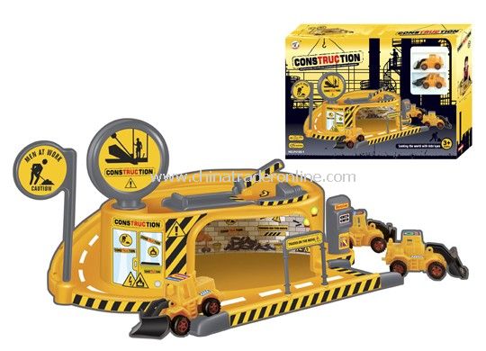 construction engineering Pretend Sets with 2 engineering plastic cars from China