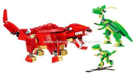 DINOSAUR toy bricks, building blocks