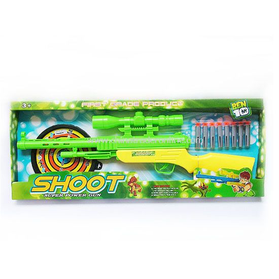 EVA soft bullet gun with 8pcs EVA bullet from China