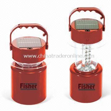 LED Solar Camping Lanterns, Measures 11 x 10 x 25cm, CE- and RoHS-certified from China