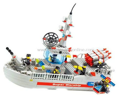 PEACE BATTLE SHIP toy bricks, building blocks