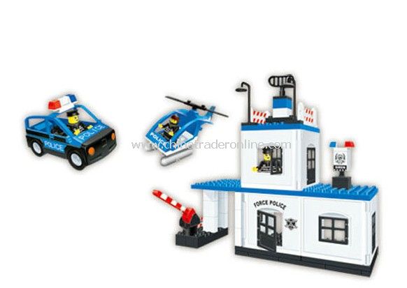 PLICE HEADQUARTERS toy bricks, building blocks from China