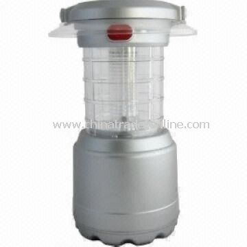 Solar Camping Lantern, with 4pcs Super Bright LED, Good for Camping, Boating and Fishing