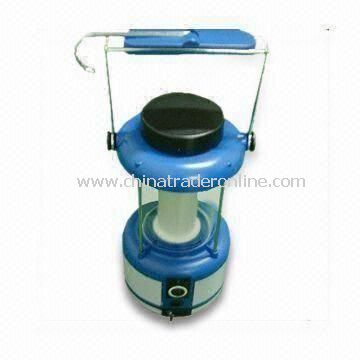 Solar Camping Lantern with 3W Panel and Stainless Steel Bottom