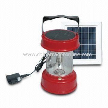Solar Camping Lantern with 70,000 Hours Lifespan and NiCD Rechargeable Battery