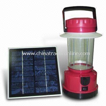 Solar Camping Lantern with Detachable Solar Panel from China