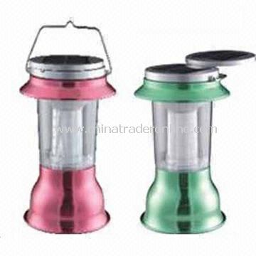 Solar Camping Lanterns with Panel, Environment-friendly and Energy Saving, Suitable for House