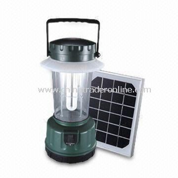 Solar Camping Lights with 3W Independant PV Panel and 10 to 13 Hours Charging Time from China