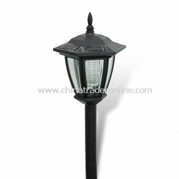 Solar Lawn Light, Maid of Stainless Steel, Aluminum and Plastic Material